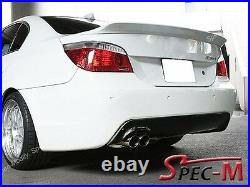 04-09 Carbon Fiber Bmw E60 M-tech M-sport 3d Style Rear Diffuser Spoiler