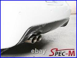 04-09 Carbon Fiber Bmw E60 M-tech M-sport 3d Style Rear Diffuser Spoiler