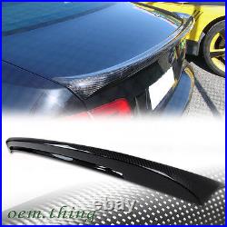 07-13 323i 335i Fit FOR BMW E92 COUPE 3-SERIES M Sport TRUNK SPOILER Carbon