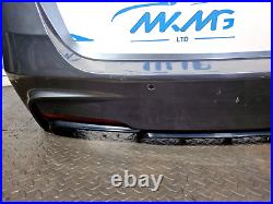 12-18 Bmw 3 Series F31 Genuine Rear Bumper With Diffuser Pdc In Grey 8054211