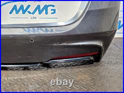 12-18 Bmw 3 Series F31 Genuine Rear Bumper With Diffuser Pdc In Grey 8054211