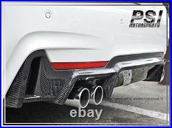 14-18 BMW F32 435i M Sports Rear Bumper E. Cc Style Carbon Fiber Diffuser Quad
