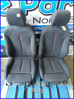 2016 Bmw F22 Interior Set Of Seat Front & Back Sport With Red Stitching M4448