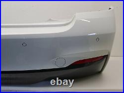 2018 Bmw 2 Series F22 M-sport Facelift Completed Rear Bumper In White 300