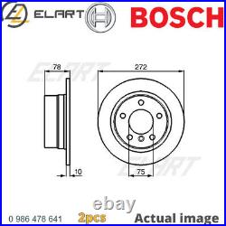 2x Brake Disc For Bmw 3 Compact E36 M43 B16 M41 D17 M42 B18 M44 B19 M52 B25