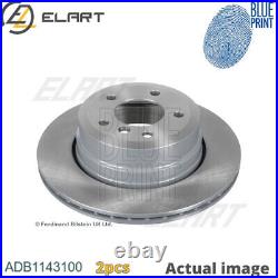 2x Brake Disc For Bmw 5 E60 N53 B30 A M57 D30 N52 B30 A N54 B30 A Blue Print