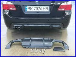 ABS Plastik BMW E60 E61 rear diffuser mtech sport spoiler lip 1 2 4 exhaust