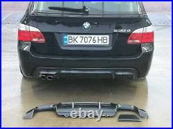 ABS Plastik BMW E60 E61 rear diffuser mtech sport spoiler lip 1 2 4 exhaust