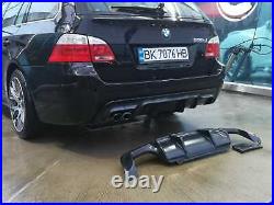 ABS Plastik BMW E60 E61 rear diffuser mtech sport spoiler lip 1 2 4 exhaust