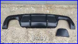 ABS Plastik BMW E60 E61 rear diffuser mtech sport spoiler lip 1 2 4 exhaust