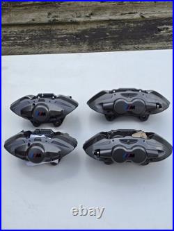 BMW 1 2 3 4 SERIES M SPORT BRAKE CALIPER SET 340mm Front 345mm Rear BREMBO GREY