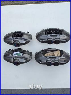 BMW 1 2 3 4 SERIES M SPORT BRAKE CALIPER SET 340mm Front 345mm Rear BREMBO GREY