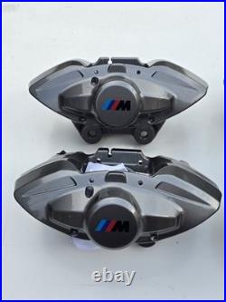BMW 1 2 3 4 SERIES M SPORT BRAKE CALIPER SET 340mm Front 345mm Rear BREMBO GREY