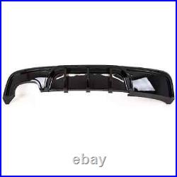 BMW 1 Series Coupe E82 Gloss Black Rear Diffuser Lip Valance Bumper M Sport 7-13