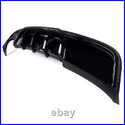 BMW 1 Series Coupe E82 Gloss Black Rear Diffuser Lip Valance Bumper M Sport 7-13