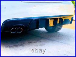 BMW 1 Series Coupe E82 Gloss Black Rear Diffuser Lip Valance Bumper M Sport 7-13