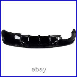 BMW 1 Series Coupe E82 Gloss Black Rear Diffuser Lip Valance Bumper M Sport 7-13