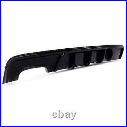 BMW 1 Series Coupe E82 Gloss Black Rear Diffuser Lip Valance Bumper M Sport 7-13