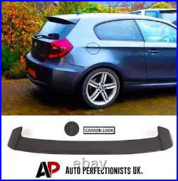 BMW 1 Series E81 E87 Rear Carbon Fibre Boot Roof Spoiler Wing Lip M Sport 04-13