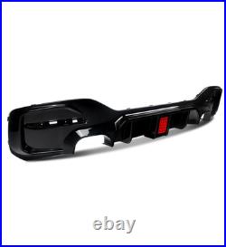 BMW 1 Series F20 F21 M Sport M135i M140i Rear Diffuser Bumper with LED Light BMW 1 Series F20 F21 M Sport M135i M140i Rear Diffuser Bumper with LED Light