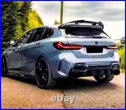 BMW 1 Series F40 Rear Gloss Black Roof Spoiler Lip Wing M Sport Performance 2020 BMW 1 Series F40 Rear Gloss Black Roof Spoiler Lip Wing M Sport Performance 2020