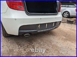 BMW 1 Series Rear Bumper 2011 Hatchback COMPLETE 4/5dr M SPORT White (07-11)