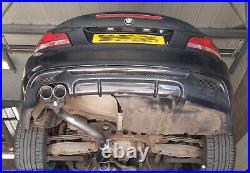 BMW 135i M Sport E82 Rear Silencer Delete Twin 3 Tailpipe A