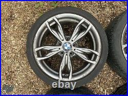 BMW 18 436M M SPORT ALLOY WHEELS TYRES 1 2 SERIES F20 F21 F22 F23 M135i M235i