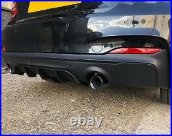 BMW 2 SERIES F22 F23 M SPORT M240i PERFORMANCE DUAL REAR DIFFUSER MATTE BLACK