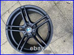 BMW 3 SERIES Rear Sport Alloy Wheel Rim Black crackNo Leaks Aluminium Welding