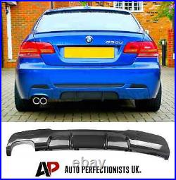 BMW 3 Series E92 E93 Carbon Fibre Rear Valance Diffuser Spoiler Splitter M Sport