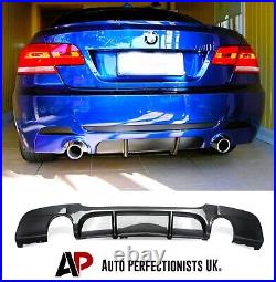 BMW 3 Series E92 E93 Carbon Fibre Rear Valance Diffuser Spoiler Splitter M Sport