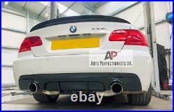 BMW 3 Series E92 E93 Carbon Fibre Rear Valance Diffuser Spoiler Splitter M Sport