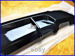 BMW 3 Series E92 E93 Gloss Black Rear Valance Diffuser Spoiler Splitter M Sport