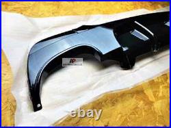 BMW 3 Series E92 E93 Gloss Black Rear Valance Diffuser Spoiler Splitter M Sport