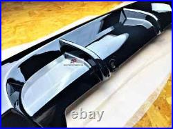 BMW 3 Series E92 E93 Gloss Black Rear Valance Diffuser Spoiler Splitter M Sport