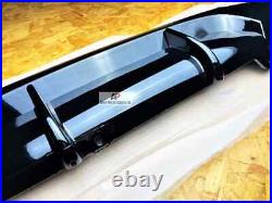 BMW 3 Series E92 E93 Gloss Black Rear Valance Diffuser Spoiler Splitter M Sport