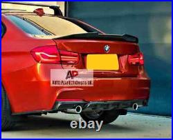 BMW 3 Series F30 F31 M Sport Carbon Fibre Rear Valance Diffuser Dual Exit 11-19