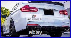 BMW 3 Series F30 F31 M Sport Carbon Fibre Rear Valance Diffuser Dual Exit 11-19