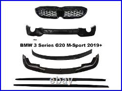 BMW 3 Series G20 M Sport Body Kit Diffuser Splitter Side Skirts Spoiler Grill