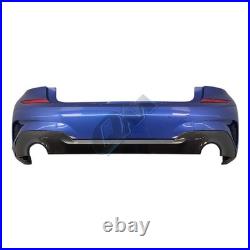 BMW 3 Series G20 M Sport Rear Bumper C31 Portimao Blue Metallic 8099905