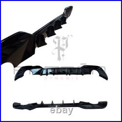 BMW 3 Series G20 M Sport Rear Diffuser Gloss Black Performance Style 2019-2024