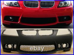 BMW 3 series E90 E91 saloon touring M3 look style sport front bumper 05-08