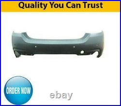 BMW 4 Series F32 Coupe Rear Bumper Primed With Sensor Holes M-Sport 2013- New