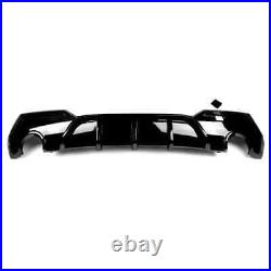 BMW 4 Series G22 G23 Gloss Black Rear Diffuser Lip Valance Bumper M Sport 2020+