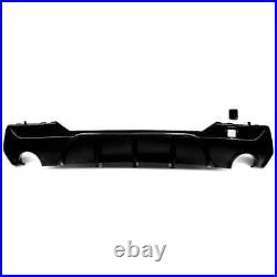 BMW 4 Series G22 G23 Gloss Black Rear Diffuser Lip Valance Bumper M Sport 2020+