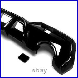 BMW 4 Series G22 G23 Gloss Black Rear Diffuser Lip Valance Bumper M Sport 2020+