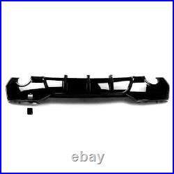 BMW 4 Series G22 G23 Gloss Black Rear Diffuser Lip Valance Bumper M Sport 2020+