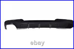 BMW 5 Series F10 F11 M Sport Gloss Black Rear Valance Diffuser Twin Exit 2010-17