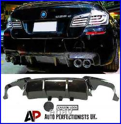 BMW 5 Series M5 F10 F11 M Sport Carbon Fibre Rear Valance Diffuser Quad Exhaust